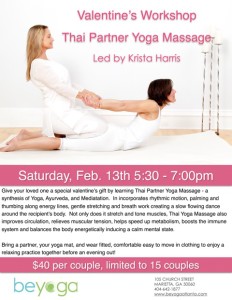 Valentine's Thai Yoga Massage
